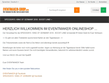 Tablet Screenshot of eventmaker-shop.info